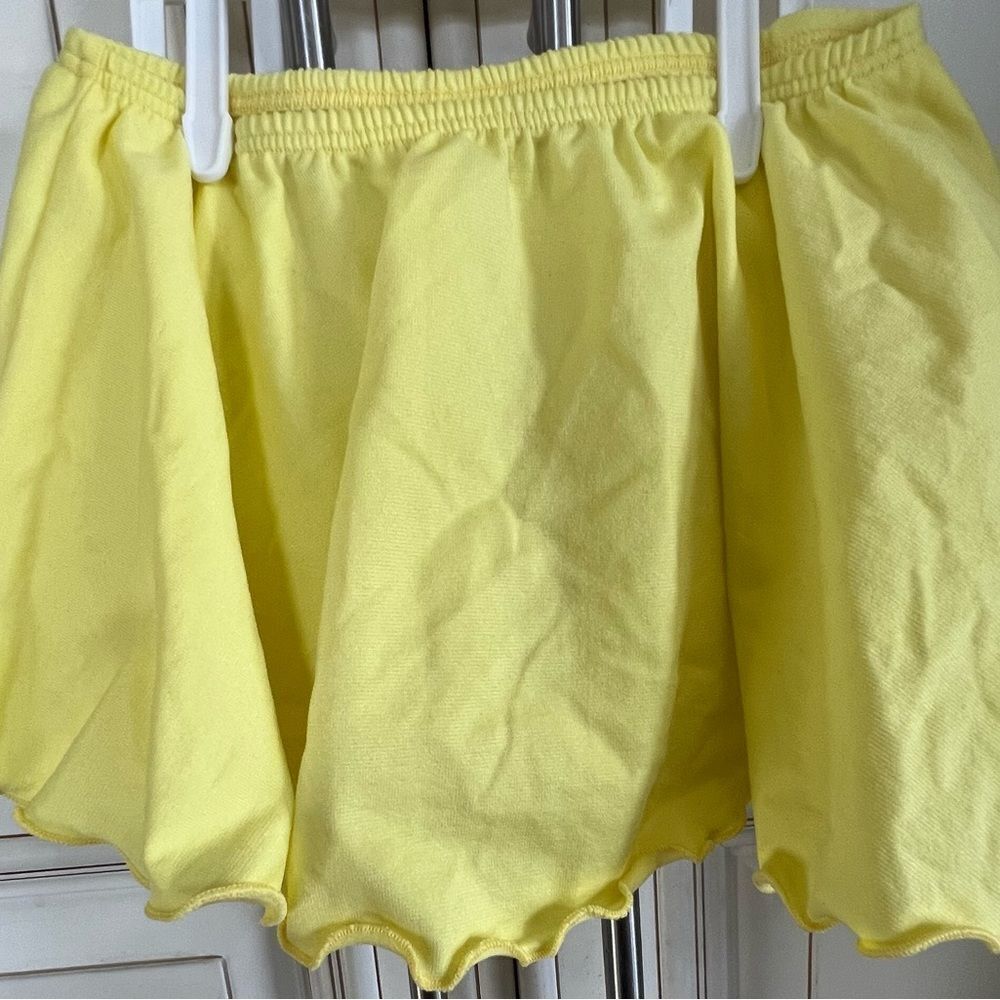 Ballet Wrap Skirt Chiffon Dance Skirt with Elastic Waistband for Girls 6-7